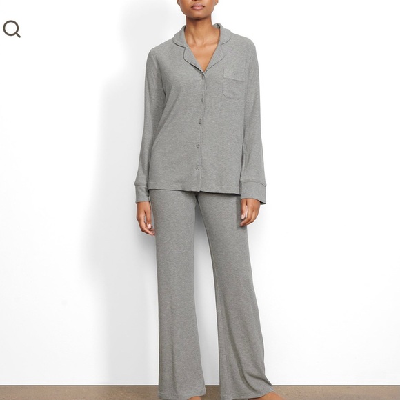 SKIMS Other - SKIMS Heathered Grey Long Sleeve Soft Lounge Sleep Pajama Shirt (SOLD)